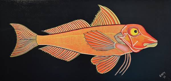 - Acrylic on Canvas, Painting by Nigel Kirkham, measuring 50 x 100 cm (H x W) £650